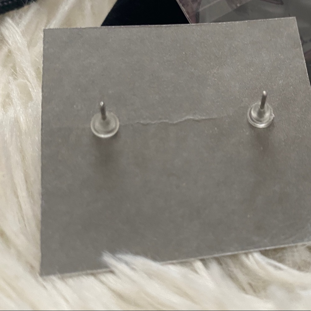 Game Day FootBall Rhinestone Stud NFL SuperBowl Earrings - Picture 5 of 6